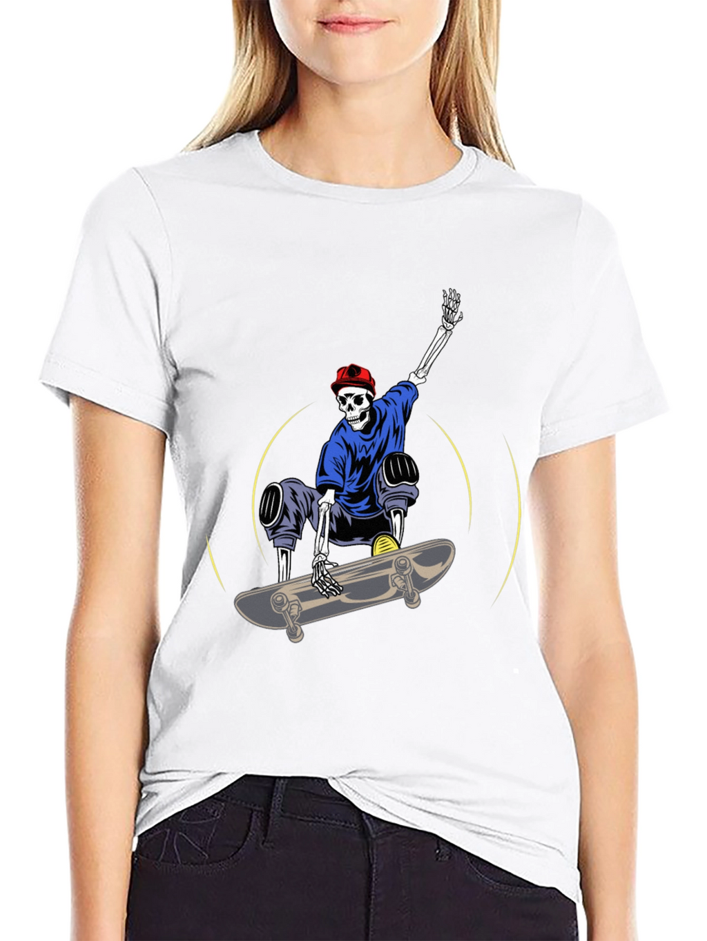Skateboarding Skeleton T-Shirt