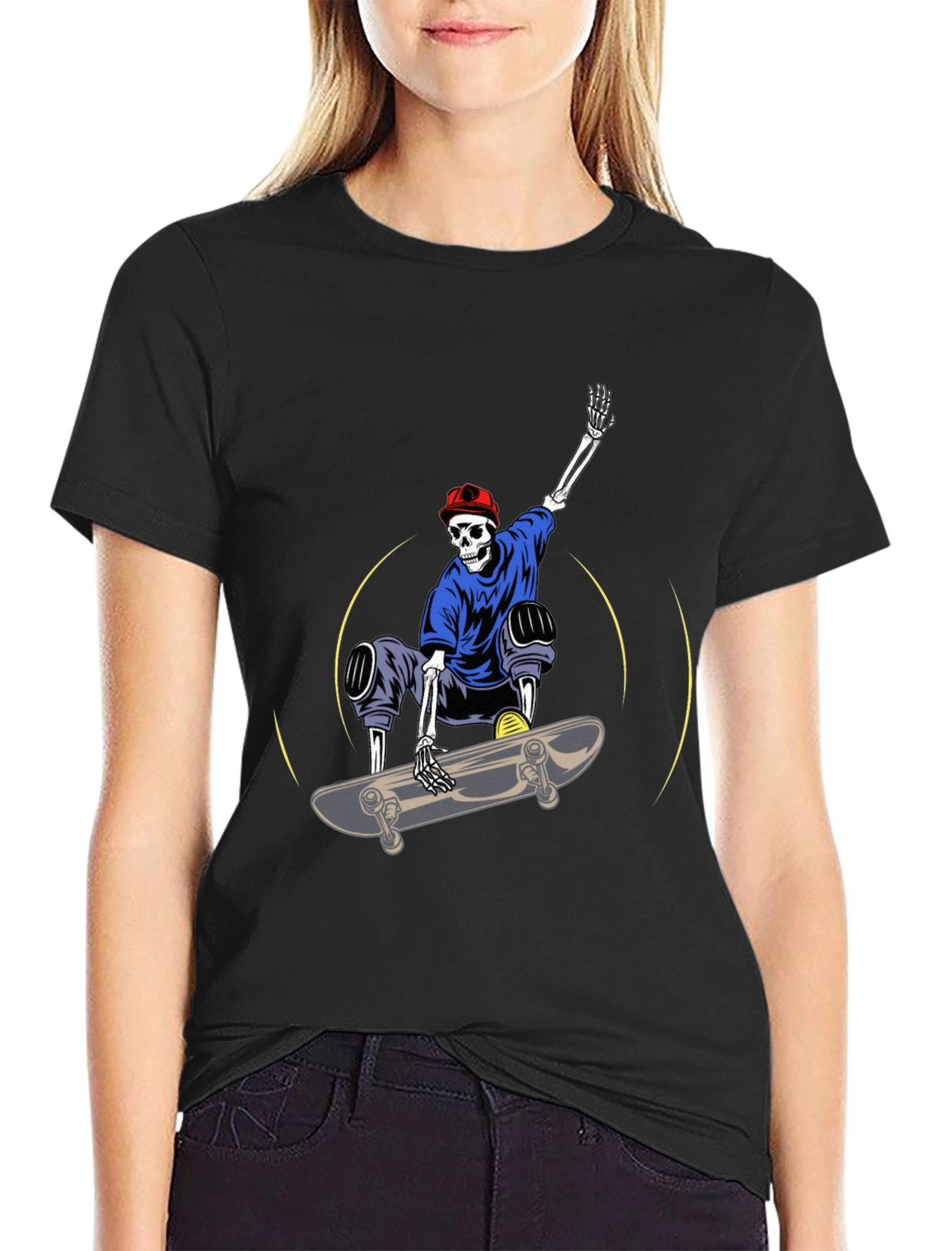Skateboarding Skeleton T-Shirt