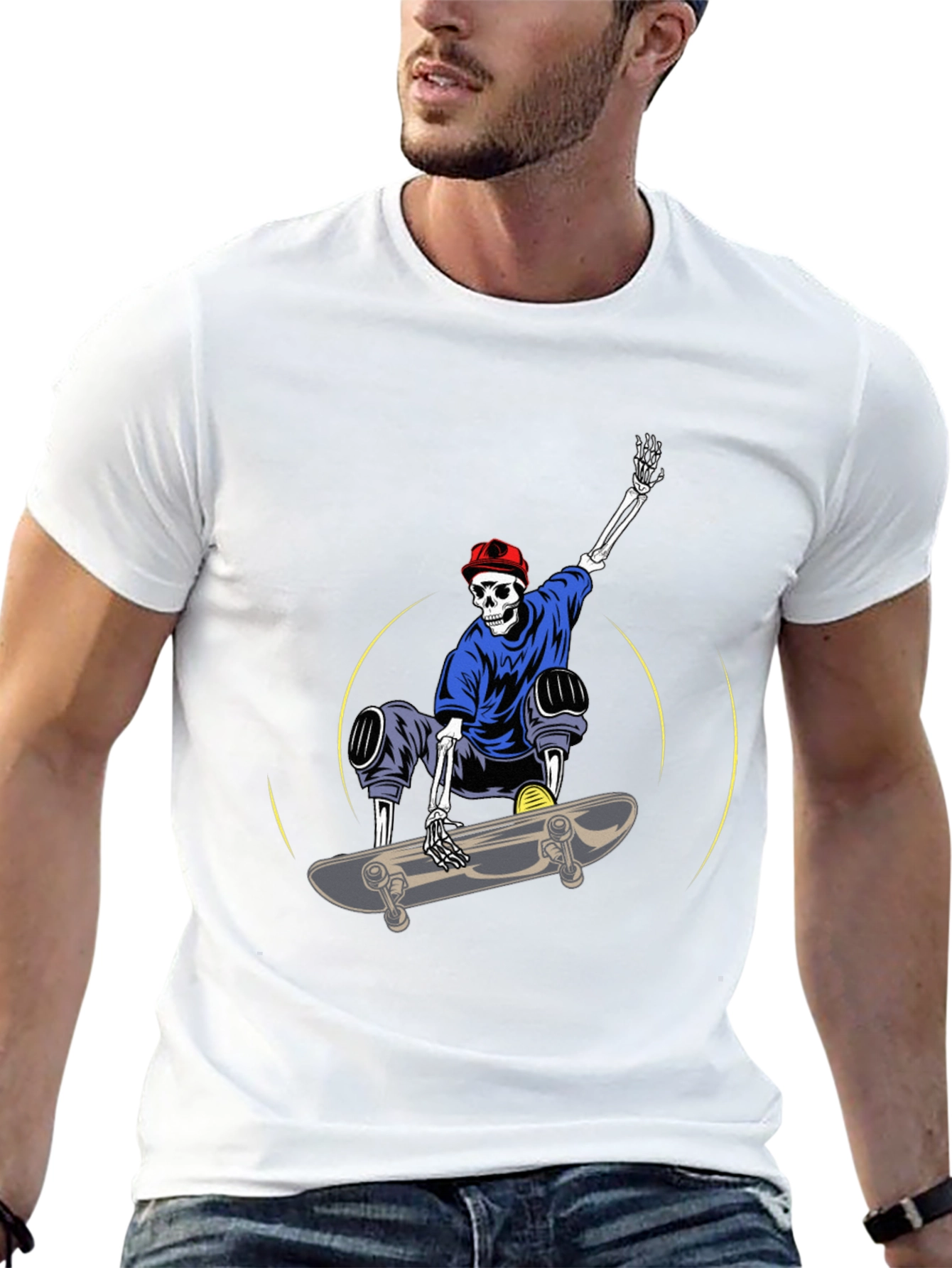 Skateboarding Skeleton T-Shirt