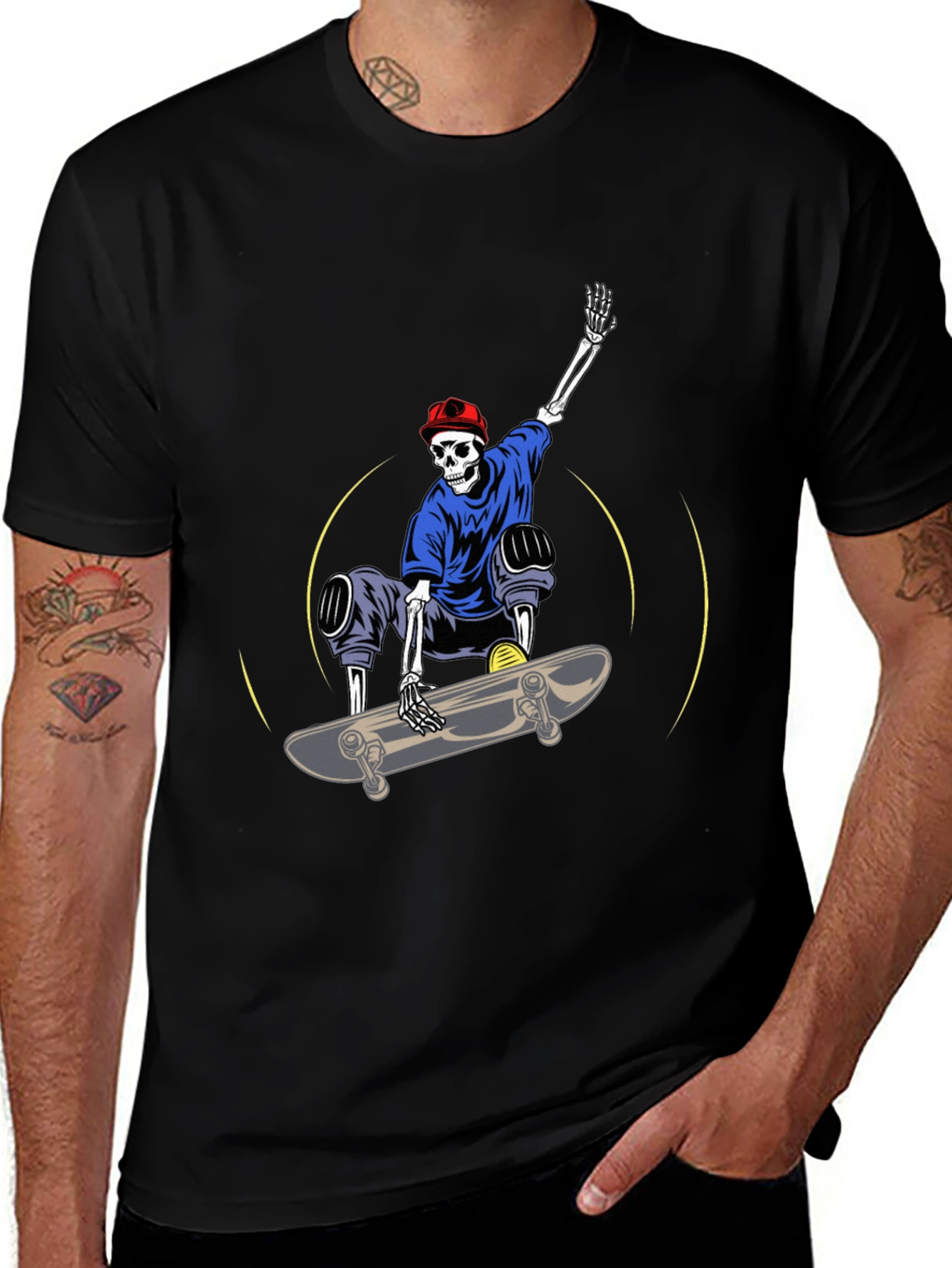 Skateboarding Skeleton T-Shirt