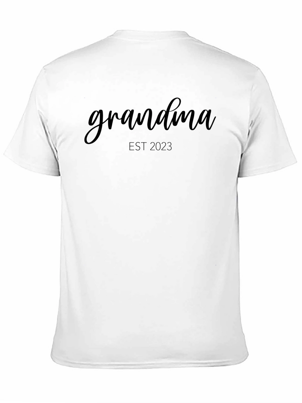 Grandma Est. 2023 Black Tee
