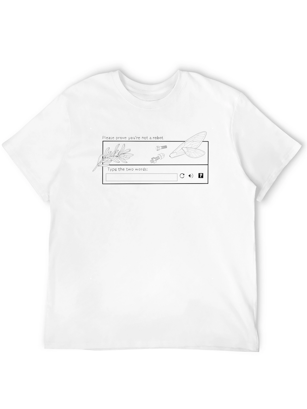 Prove Youre Not a Robot T-Shirt - Black