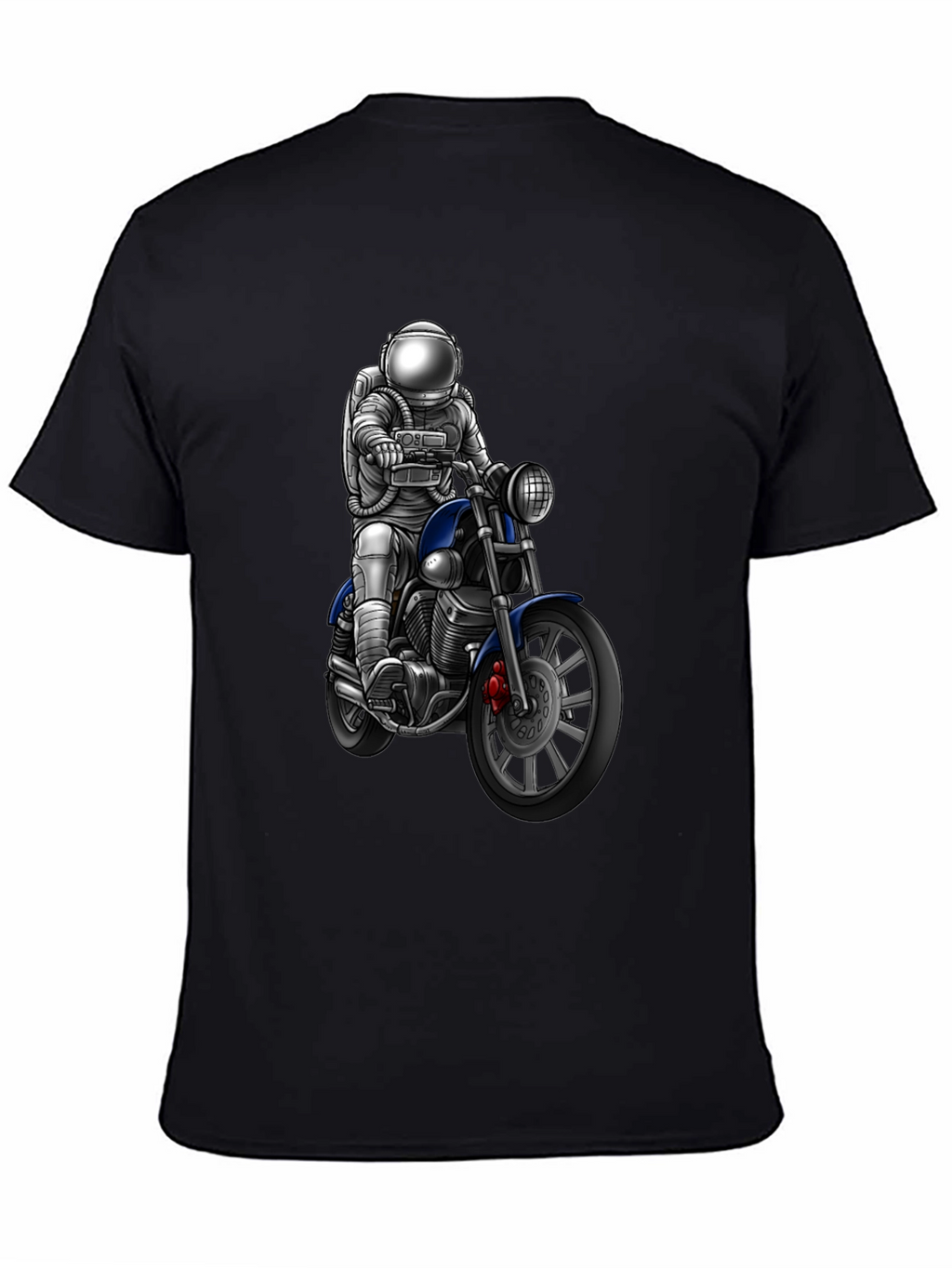 Astronaut Motorcycle Graphic T-Shirt
