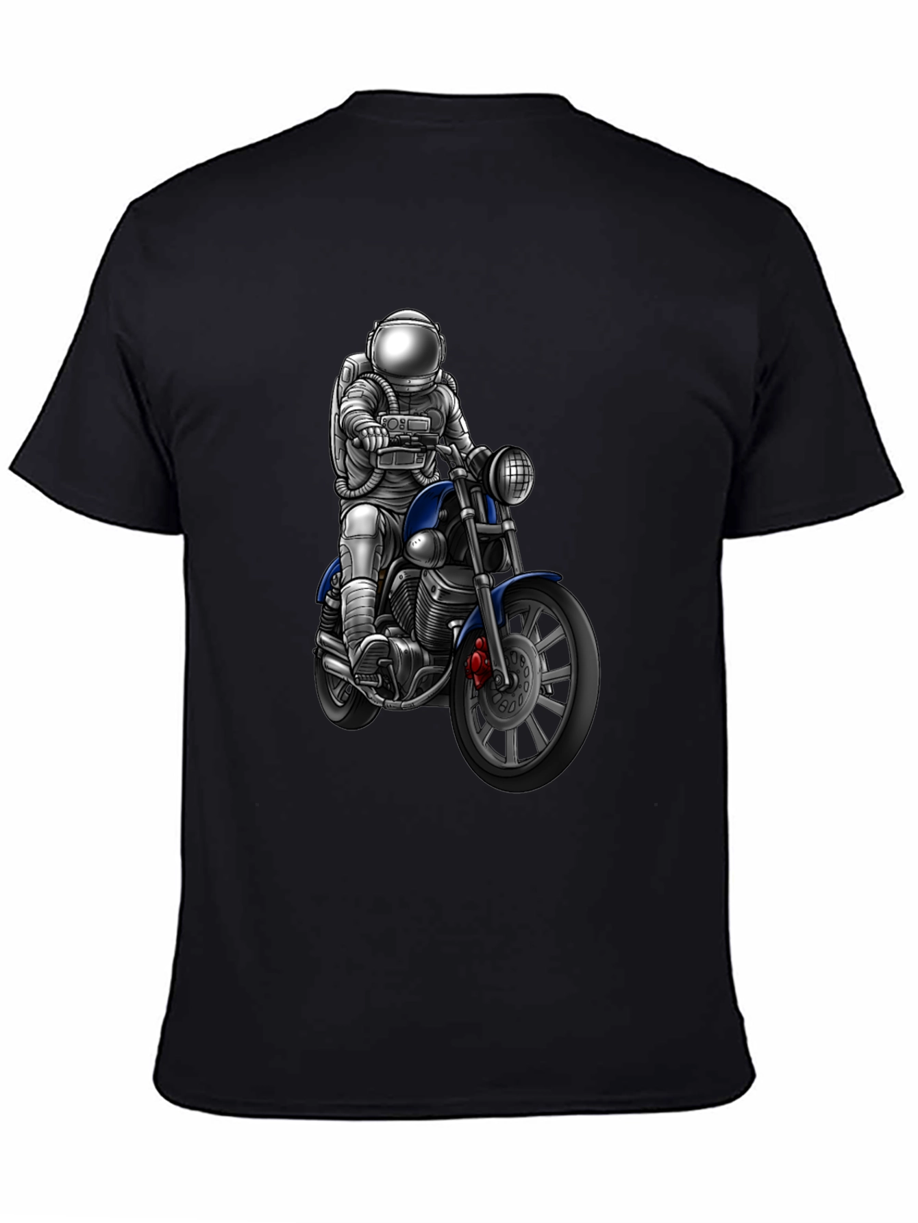 Astronaut Motorcycle Graphic T-Shirt