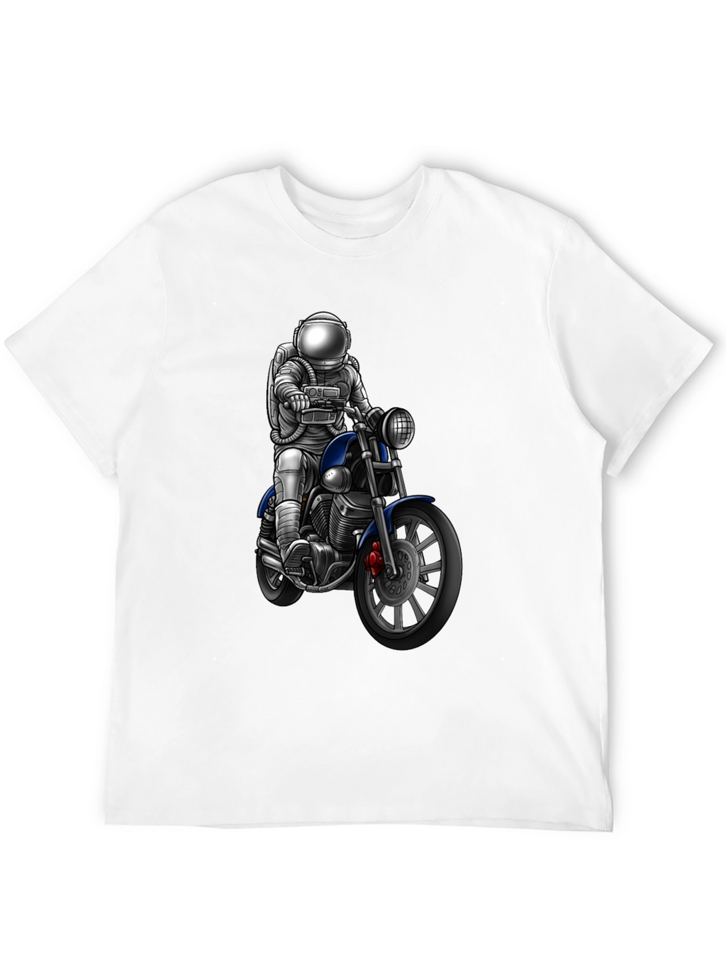 Astronaut Motorcycle Graphic T-Shirt