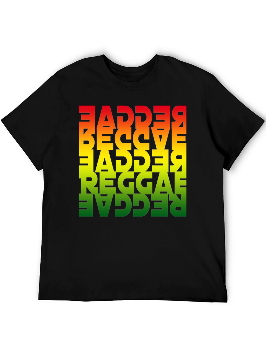 Reggae Retro Tee - Bold Rasta Style