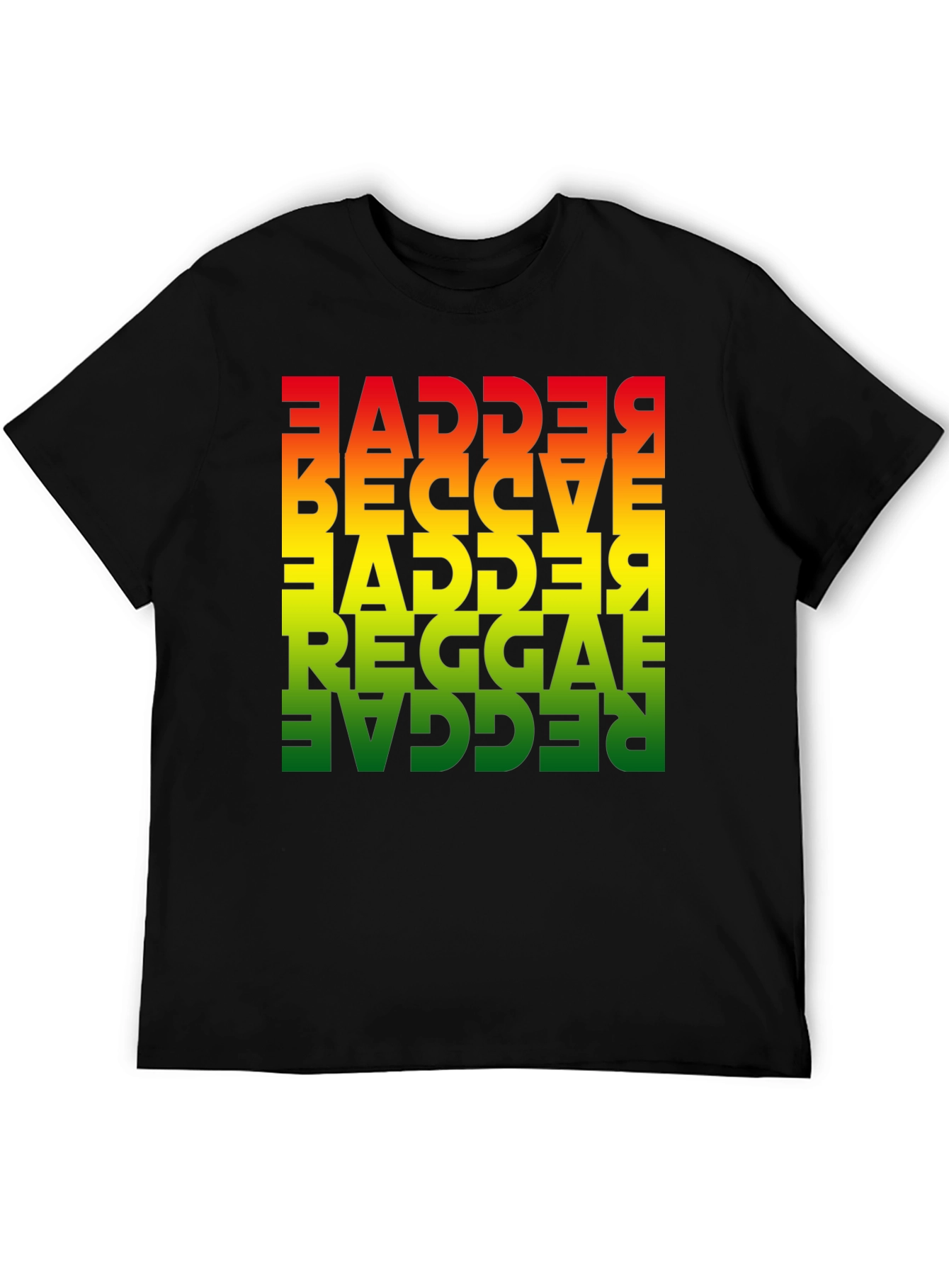 Reggae Retro Tee - Bold Rasta Style