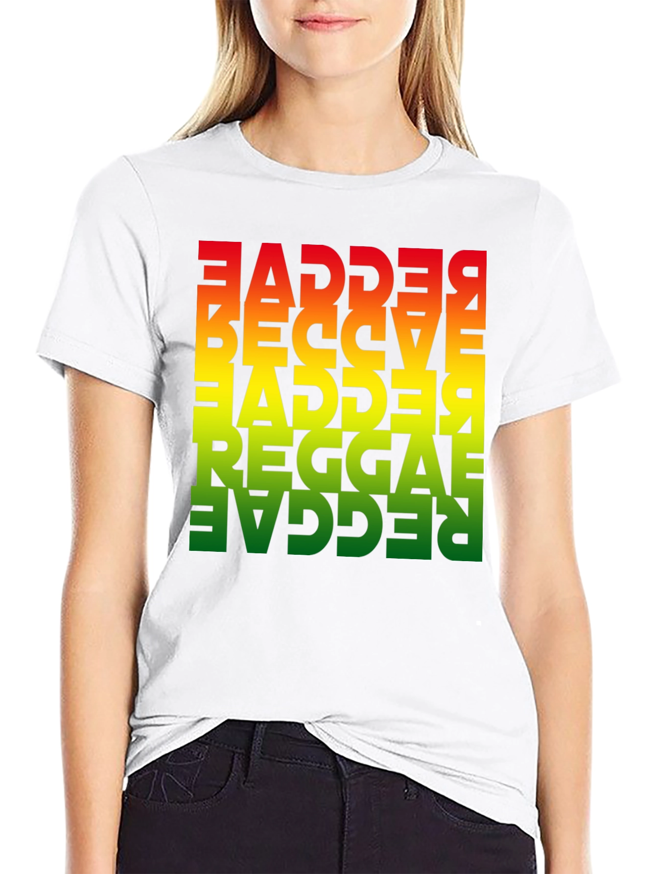 Reggae Retro Tee - Bold Rasta Style