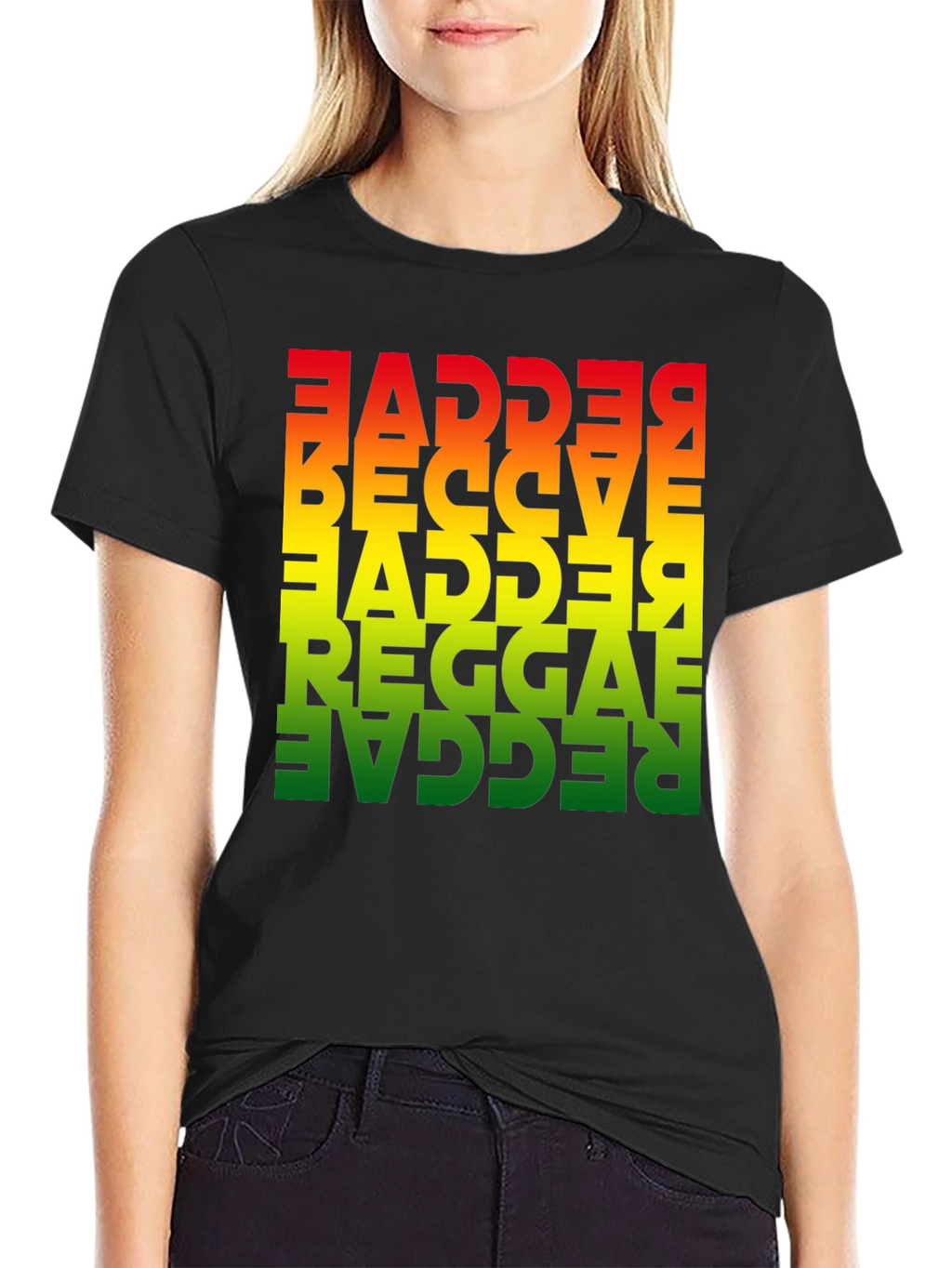 Reggae Retro Tee - Bold Rasta Style
