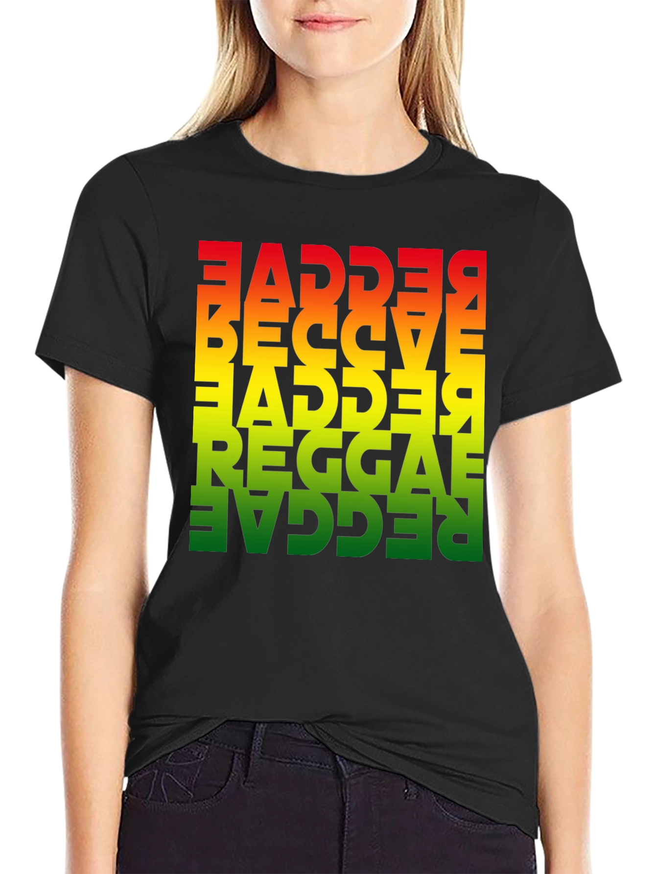 Reggae Retro Tee - Bold Rasta Style