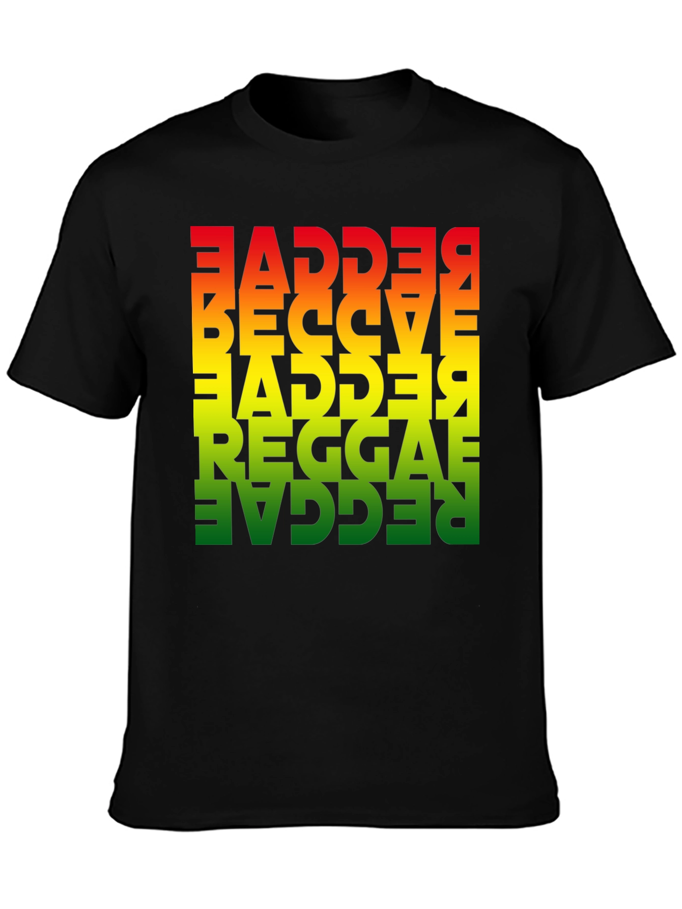 Reggae Retro Tee - Bold Rasta Style