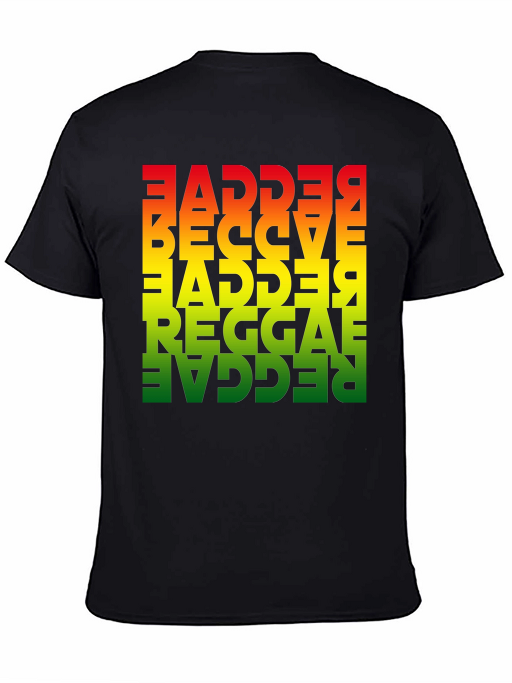 Reggae Retro Tee - Bold Rasta Style