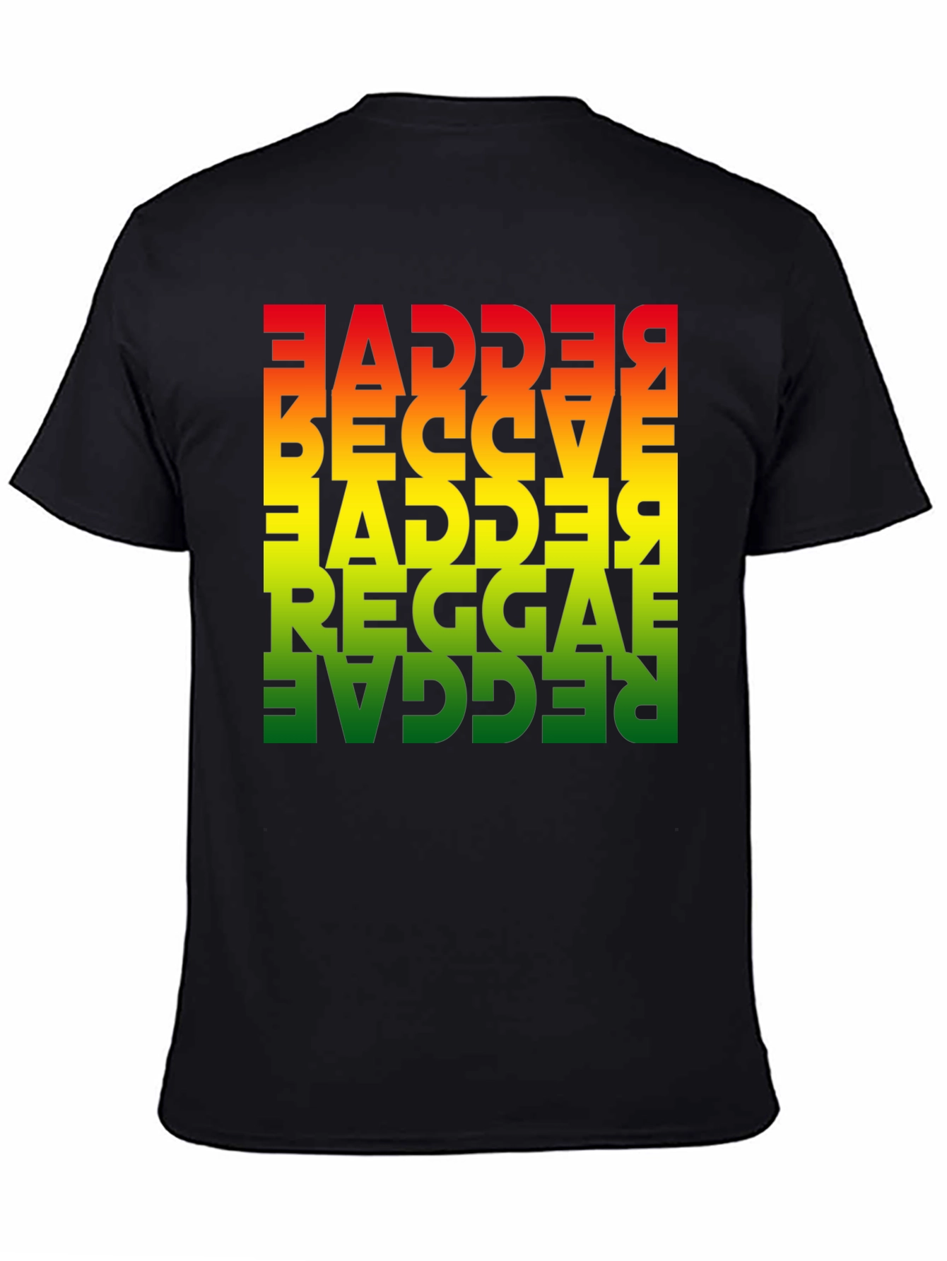 Reggae Retro Tee - Bold Rasta Style