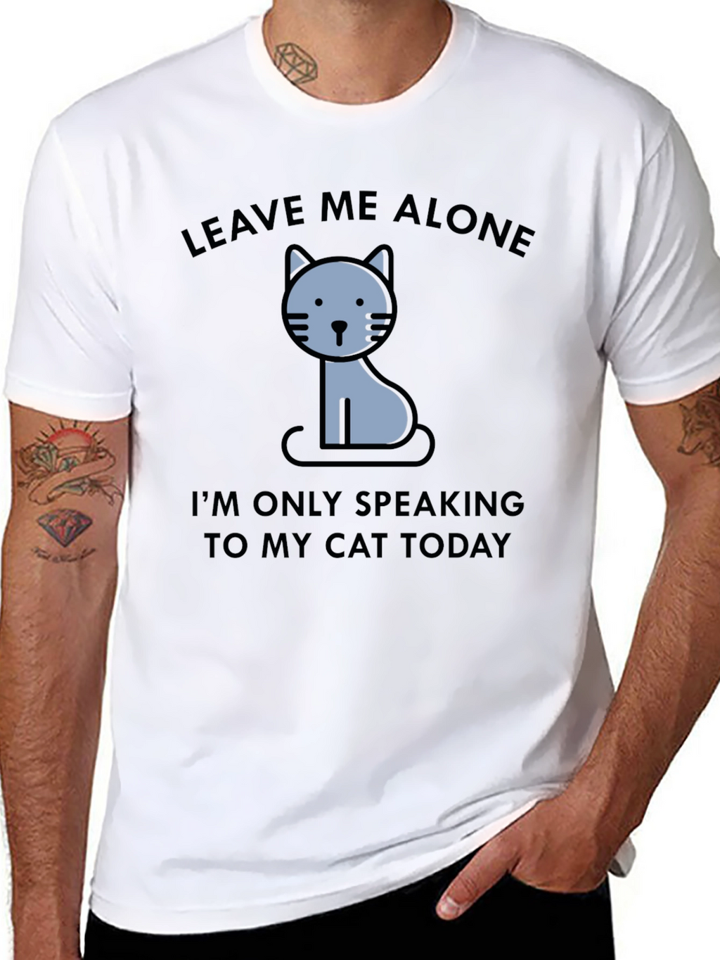 Leave Me Alone Cat T-Shirt